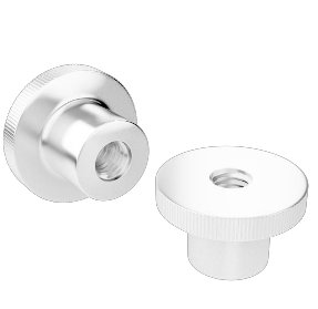 Гайка DIN 466 круглая рифленая