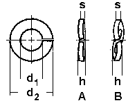 шайба din 128 b