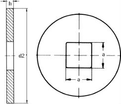 шайба din 440 r, iso 7094