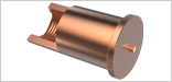 Втулка приварная резьбовая, сталь, омедненная 